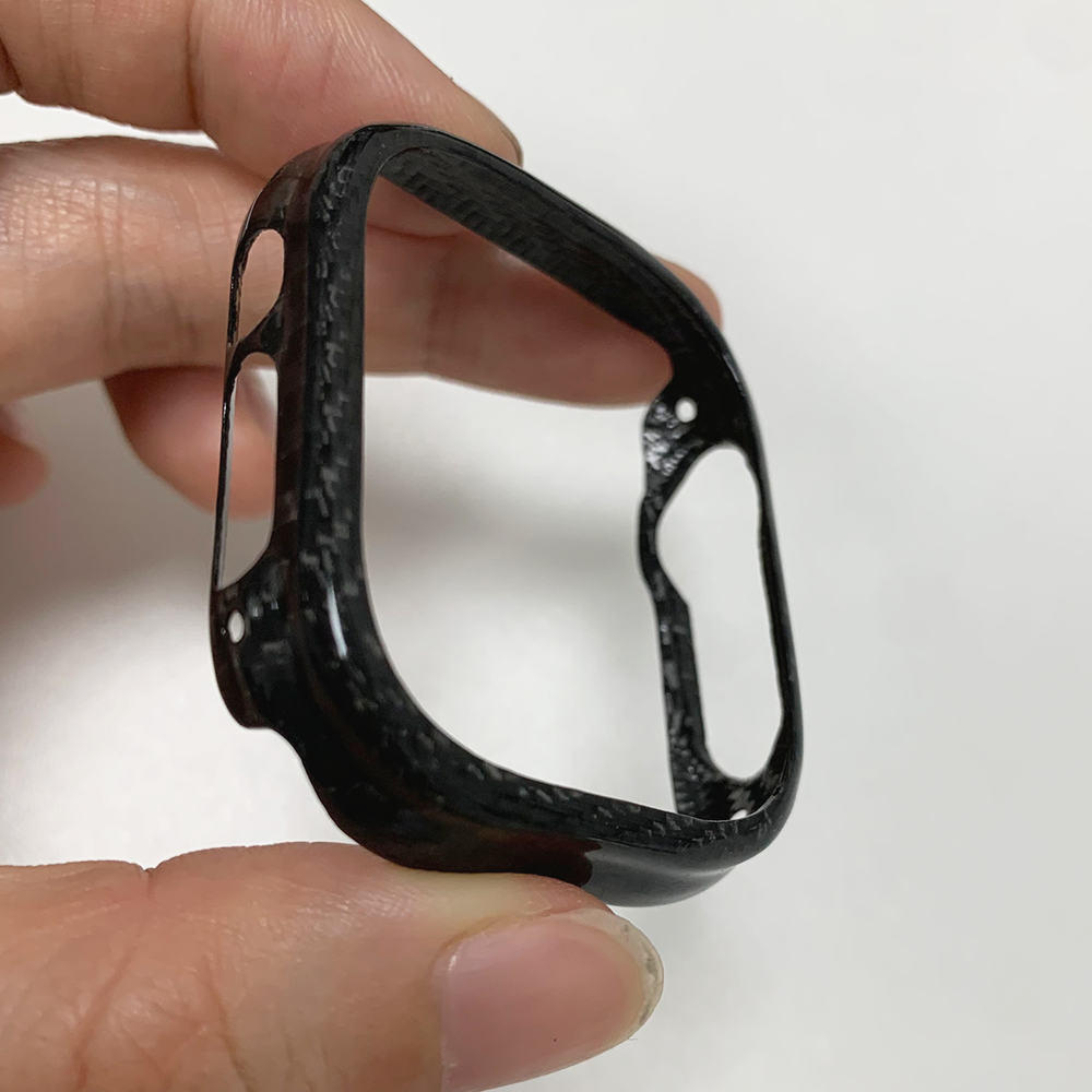 Glossy black twill 49mm