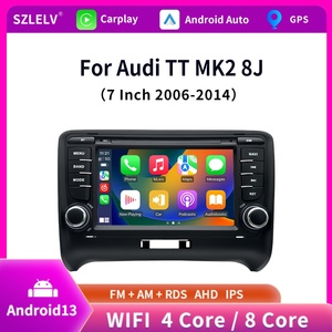 Para Audi TT Mk2 8J sistema de navegación de coche todo en uno 7 pulgadas <span class=keywords><strong>Android</strong></span> Control Central inteligente USB grande CarPlay 1 año de marcha atrás - Product Image 5