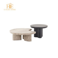 Meja Kopi Minimalis Modern Sederhana dari Kayu Solid untuk Ruang Tamu