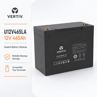Batterie Reston Vertiv Emerson haute performance pour onduleur U12V465LA, batterie pour salle informatique 12V135AH, batterie au plomb sans entretien