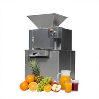 Automatische hoogproductieve industriële fruitpers van roestvrij staal met motor en aandrijving voor citrusvruchten en ananas