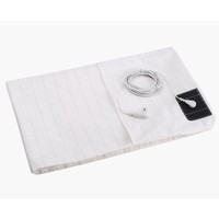 Draps de mise à la terre naturels pour un meilleur sommeil, protection contre les ondes électromagnétiques, drap-housse conducteur en fibre d'argent