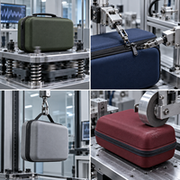 Étui rigide personnalisé en EVA avec fermeture éclair pour matériel de pêche et accessoires, intérieur en mousse personnalisable (taille, couleur, OEM)