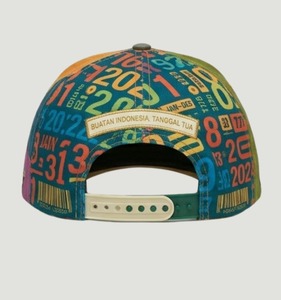 Urban Number Patch Snapback <b>Cap</b> 6 Panel Adjustable <b>Flat</b> Brim Baseball Hat Unisex Casual Fashion Headwear - Product Image 3