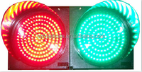 Feu de signalisation LED 300mm avec 2 boules complètes, peut être vertical et horizontal