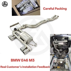 Sistema de <span class=keywords><strong>Escape</strong></span> Valvetronic con Control Remoto para BMW <span class=keywords><strong>E46</strong></span> <span class=keywords><strong>M3</strong></span> CSZ, Silenciador de Alto Rendimiento - Product Image 1