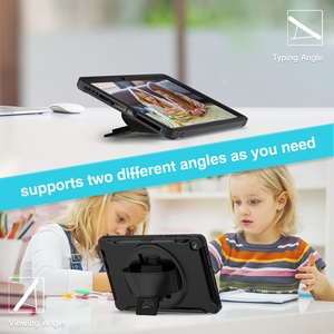 Étuis pour tablette robustes pour <span class=keywords><strong>Samsung</strong></span> <span class=keywords><strong>Galaxy</strong></span> <span class=keywords><strong>Tab</strong></span> <span class=keywords><strong>S6</strong></span> <span class=keywords><strong>Lite</strong></span> 10.4 ''P610 P615 porte-crayon PC Silicone souple antichoc béquille couvre - Product Image 5