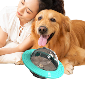 Vendita calda negozio di animali resistente al morso e Durab multifunzionale cane gatto UFO palla cane trattare giocattolo Pet cibo per animali - Product Image 2