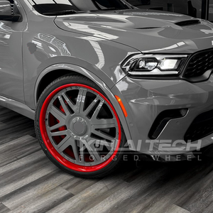 ล้ออัลลอยด์ XINLAI แบบฟอร์จ 2 ชิ้น ขอบลึก สีเงินปัดเงา สำหรับรถ SUV ระดับหรู ขนาด 20-24 นิ้ว 5x114.3 5x120 รุ่นใหม่ - Product Image 2
