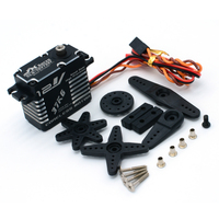 Moteur numérique sans noyau JX Servo CLS-12V7337 37KG 14V avec engrenages en acier haute précision pour kits de modèles RC (voitures, camions, robots, bateaux et avions)