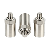 Pièces en acier inoxydable usinées CNC sur mesure, capteurs de pression d'eau, d'huile, de gaz et d'air non standard, transducteurs, électroérosion à fil, brochage