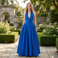 Robe longue d'été tendance 2026 en mousseline respirante à imprimé floral pour femme, idéale pour les vacances à la plage, style bohème, faible MOQ 5 pièces