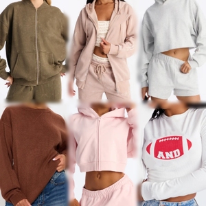Sweat-shirts d'occasion pour femmes, lots mixtes de sweats à capuche et pulls, surplus en gros pour la revente de vêtements - Product Image 4
