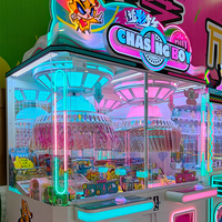 Gadget de récompense de clip d'arcade de divertissement de machine de jeu de prix à pièces colorées pour les centres commerciaux