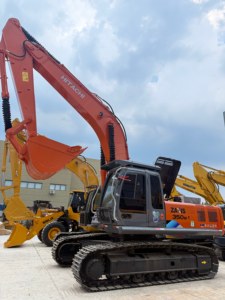 Excavadora de cadenas Hitachi ZAXIS 350H usada y robusta para canteras de piedra y movimientos de tierras a granel - Product Image 1