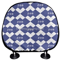 Housses de coussin de voiture personnalisées Sigma Gamma Rho, adaptées à toutes les voitures et camions, housses décoratives de protection pour appuie-tête de siège de voiture