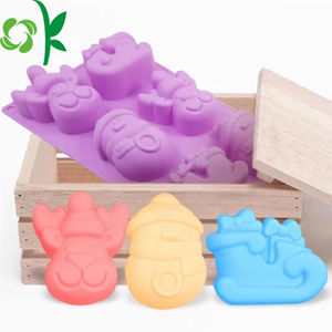 OKSILICONE Molde de Silicona de 4 Cavidades de <span class=keywords><strong>Minnie</strong></span> Mouse para Jabón, Nuevo Producto Creativo, Molde de Silicona para Hornear Pasteles, Moldes de Dibujos Animados en Oferta - Product Image 3