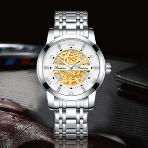 JYD <span class=keywords><strong>homme</strong></span> luxe mode acier bracelet <span class=keywords><strong>de</strong></span> montre hommes affaires montre lumineuse veilleuse pointeur <span class=keywords><strong>2013</strong></span> mâle montre à quartz - Product Image 2