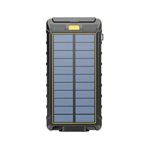 Batería Externa de Gran Capacidad 20000mAh, Resistente al Agua, con Carga Solar, Brújula, Carga Inalámbrica Rápida y Pantalla LED - Product Image 1
