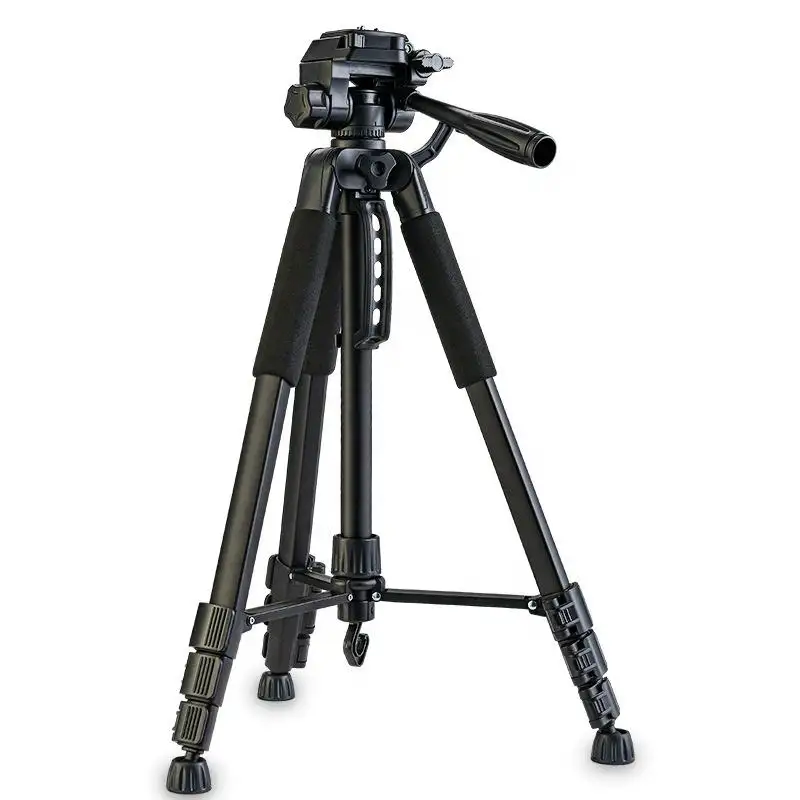 Professional Portable Extendable Digital Cameras Tripod Studio Photography Shooting Camera Video Tripod Camera Selfie Tripod