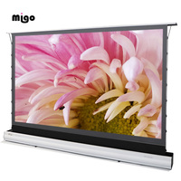 Écran de projection au sol acoustiquement transparent MIGO 120 pouces 4k Laser TV Portable ALR Cinéma maison