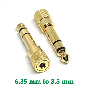 Jack 6.5 6.35mm connettore maschio a 3.5mm connettore femmina amplificatore per cuffie adattatore Audio microfono AUX <span class=keywords><strong>6.3</strong></span> 3.5mm convertitore - Product Image 1