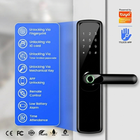 Cerradura Inteligente Biométrica Avanzada con Huella Dactilar 5050 Mortise Tuya WiFi Matter Ttlock para Puertas Interiores de Madera y Metal