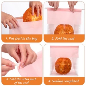 Bolsa <span class=keywords><strong>de</strong></span> Papel Kraft Personalizada para Pan Francés, Galletas, Pasteles, Bizcochos, con Ventana - Product Image 2