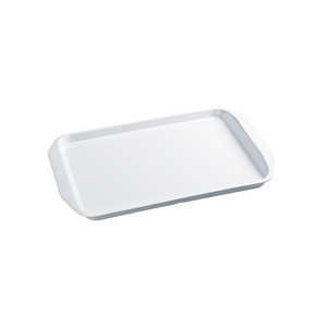 Commercial <b>melamine</b> white rectangular tray for kindergartens, catering, laboratories, baking, bread display, plastic - Product Image 3