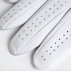 <span class=keywords><strong>Gants</strong></span> de golf en <span class=keywords><strong>cuir</strong></span> Cabretta blancs de haute qualité et durables pour la protection des poignets, avec une adhérence douce et respirants - Product Image 6