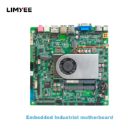 Nouvelle carte mère ITX de bureau LIMYEE avec processeur Intel Core i5-6200U de 6e génération, SOC intégré, double DDR3 16 Go, 1 LAN, SATA, M.2, VGA