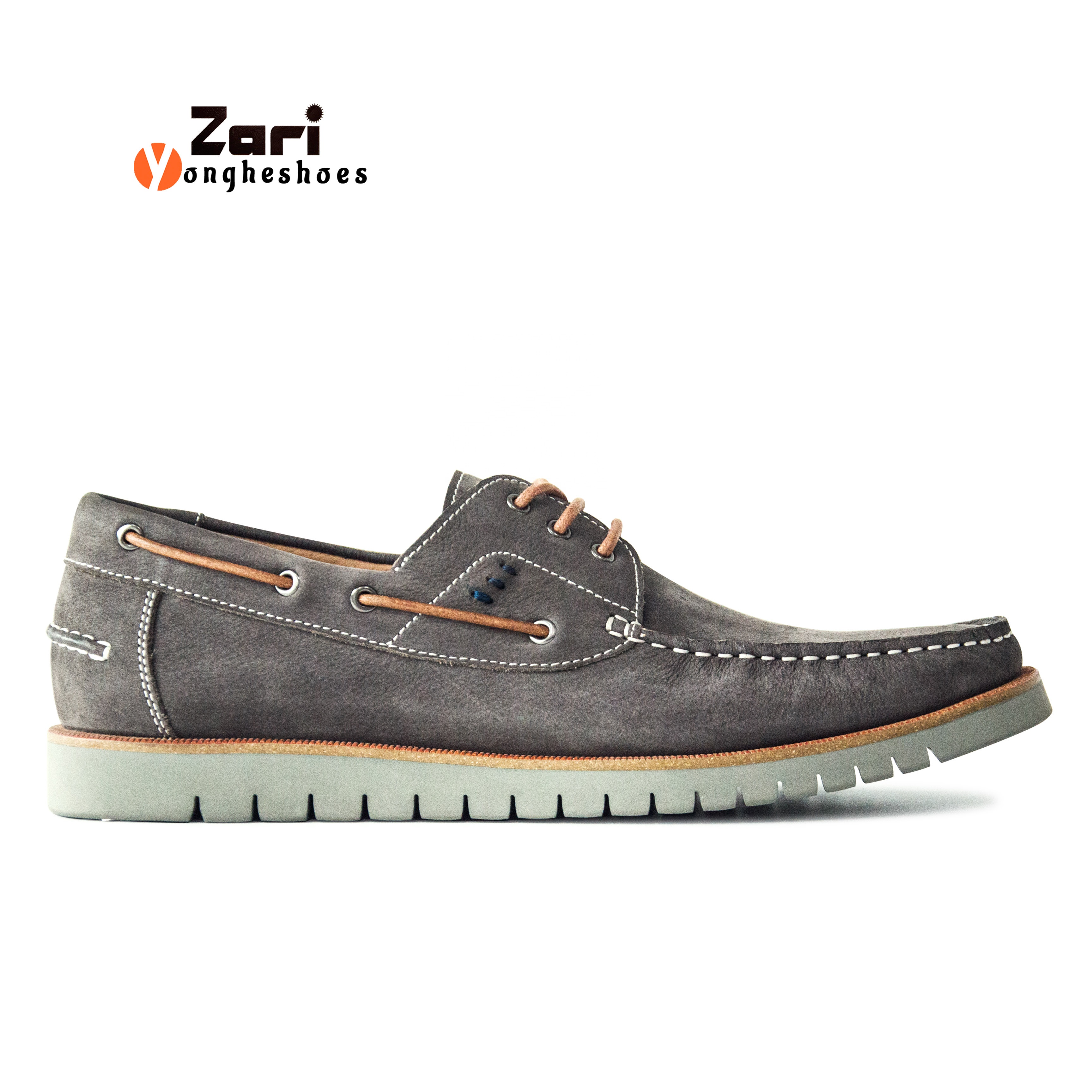 Wholesale High Quality Walking Shoes Cow Leather Footwear Men Casual Boat Shoes Leather For Mens