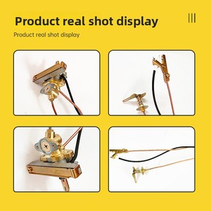 Ensemble de 30 vannes de cuisinière à gaz en alliage de zinc, résistantes à la corrosion à haute température, ajustement universel pour brûleur de cuisinière à gaz commerciale - Product Image 4