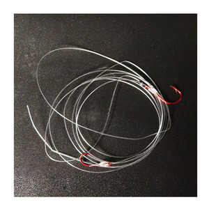 Equipo de Pesca Alpha 2-Hook Octopus Red <span class=keywords><strong>Sabiki</strong></span> con Línea de 10LB para Pesca de Pargo - Product Image 6
