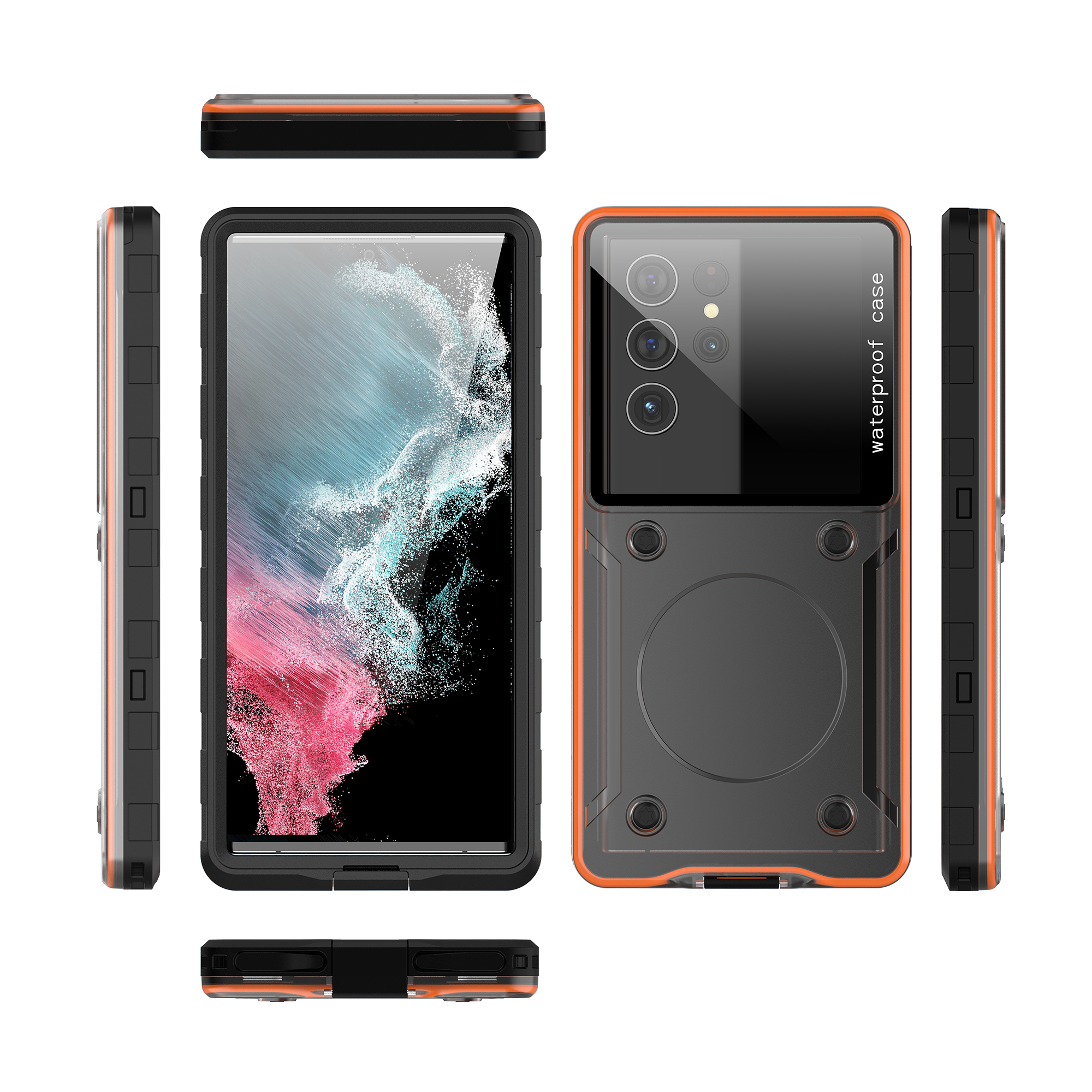 phone case with built in popsocket SaharaCase - Venture Series Silicone Case with MagSafe for Apple iPhone 16