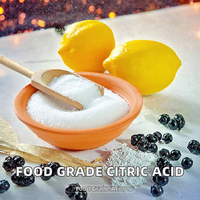 Acide citrique monohydraté de qualité alimentaire, pureté 99%, régulateur d'acidité, prix usine, qualité supérieure, OEM