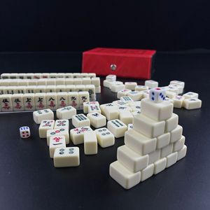 กระดานไพ่นกกระจอกอะคริลิคขนาดเล็กแบบพกพา กล่องหนัง เจ้อเจียง น้ำหนักเบา พกพาสะดวก สำหรับเดินทาง ของเล่นเสริมทักษะ ขายส่ง - Product Image 1