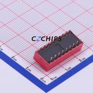 NDS-09V DIP Switch Through hole Component (THT) Switch 9-Bit 2.54mm Red - Product Image 2