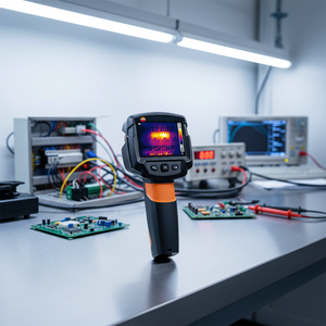 Industrial Grade Testo 869 Infrared <b>Thermal</b> <b>Imager</b> with 5 Color Palettes USB Connectivity for Floor Heating Pipe Fault Detection - Product Image 1
