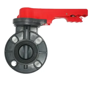 High Quality China OEM ODM Supported For Water Application Plastic PVC Butterfly Valves With Handle