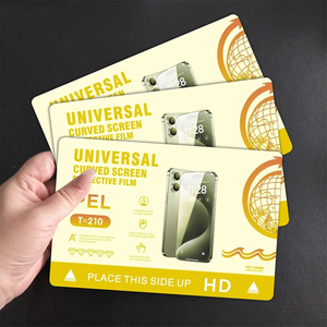 Protector de Pantalla Curvo FONLYU de Alta Gama, <span class=keywords><strong>Pel</strong></span>ícula de Hidrogel Flexible Resistente al Estrés, Propiedad de Tensión, Reparación Automática - Product Image 3