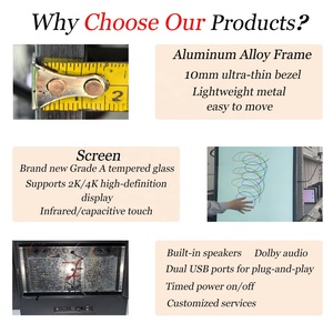 43 Inch LED <b>Touch</b> <b>Screen</b> Display with IP65 Rating for Retail Store and Wayfinding Digital Signage - Product Image 5