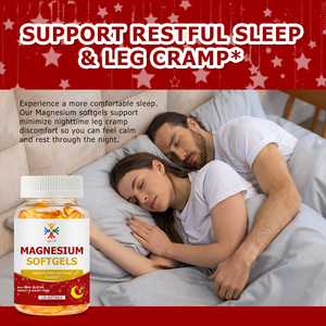 Giá bán buôn magiê Softgels với vitamin D3 canxi và vitamin K2 hỗ trợ chức năng não tăng cường cơ bắp thư giãn - Product Image 5