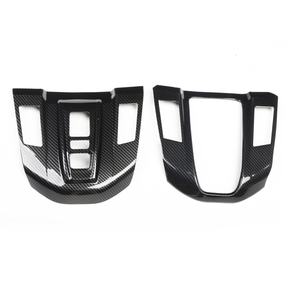 17-19 Modell CRV hinterer Getränkehalter mit Kohlefaser-Muster, schwarzes Navigationspanel, zur Dekoration des Fahrzeuginnenraums - Product Image 5