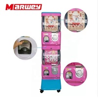 Marwey Machine électronique à double couche à pièces de haute qualité pour enfants Gumball Capsule Machine Distributeur automatique de jouets