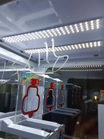 Игровой автомат-кран с 9 ячейками, монетоприемником, регулируемым процентом выигрыша, металлическим и железным корпусом, гарантия 1 год для торговых центров