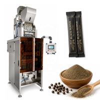 Machine de remplissage automatique multi-voies pour poudre d'assaisonnement et de poivre, machine d'emballage vertical de granulés en stick avec godet oscillant