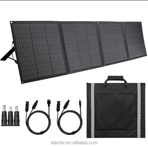 200W Foldable <b>Solar</b> <b>Panel</b> Charger, High Efficiency, IP67 Waterproof, MC4 <b>Cable</b> Included, for 12V Battery Power Station RV Camp - Product Image 1