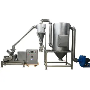 WFJ otomatik kök ot şeker kamışı küspe değirmeni gıda bitkisel pulverizer toz yapma işleme makinesi
