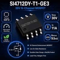 Diode de sécurité à montage en surface NK SI4712DY-T1-GE3, 8 V, 30 V, résistance interne 20 V, ID 11 A, Guangdong